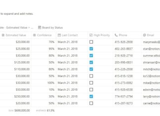 Notion CRM Notion CRM